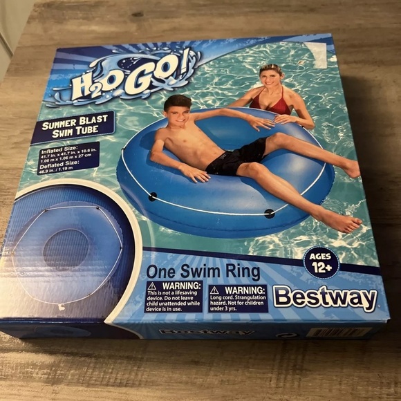 Blue Swim Ring - Picture 1 of 3
